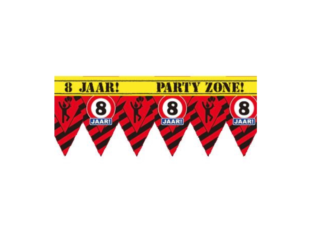 Party Tape - 8 Jaar 12 Meter