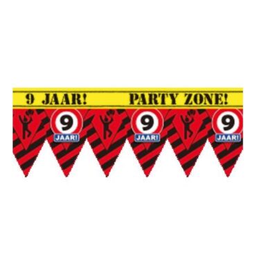 Party Tape - 9 Jaar 12 Meter