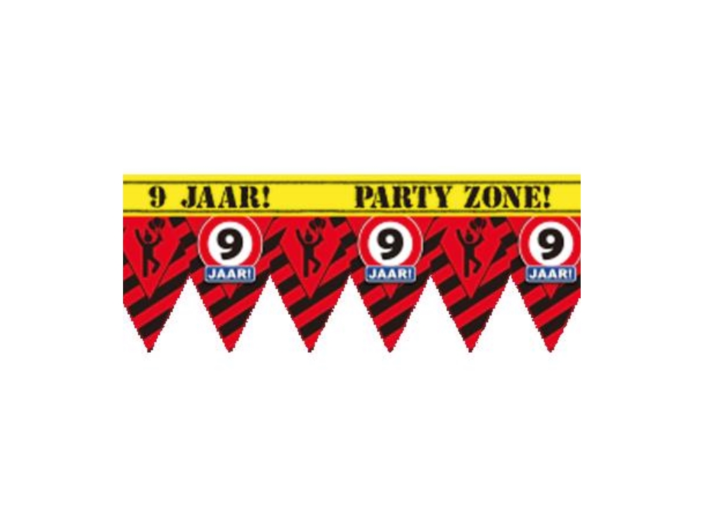Party Tape - 9 Jaar 12 Meter