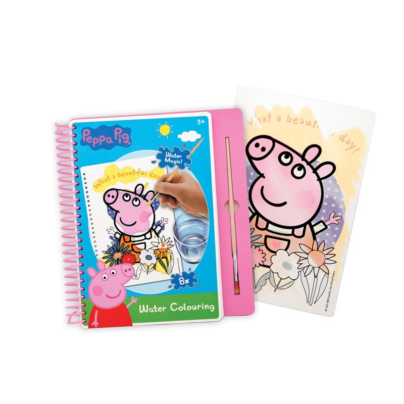 Peppa Pig Kleuren Met Water Boek+penseel