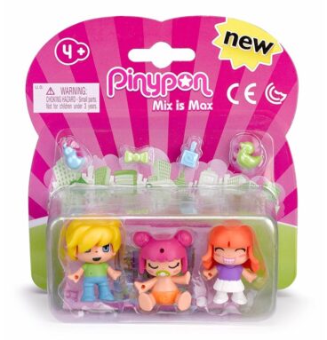 Pinypon Kids & Baby 3-pack