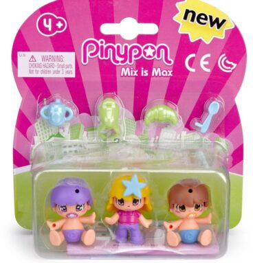 Pinypon Kids & Baby 3-pack