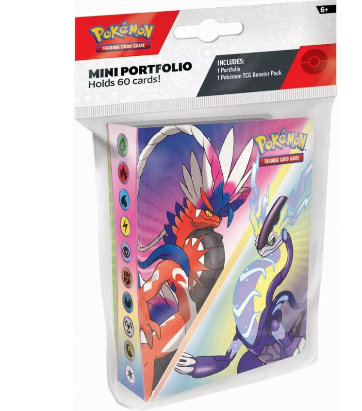 Pokémon TCG Scarlet & Violet Portfolio + Booster Spring 2023