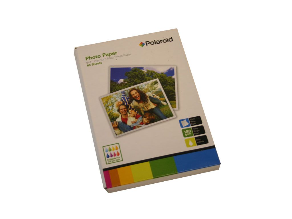 Polaroid Premium Mat Foto Papier 10x15cm 60 Vel 180gr