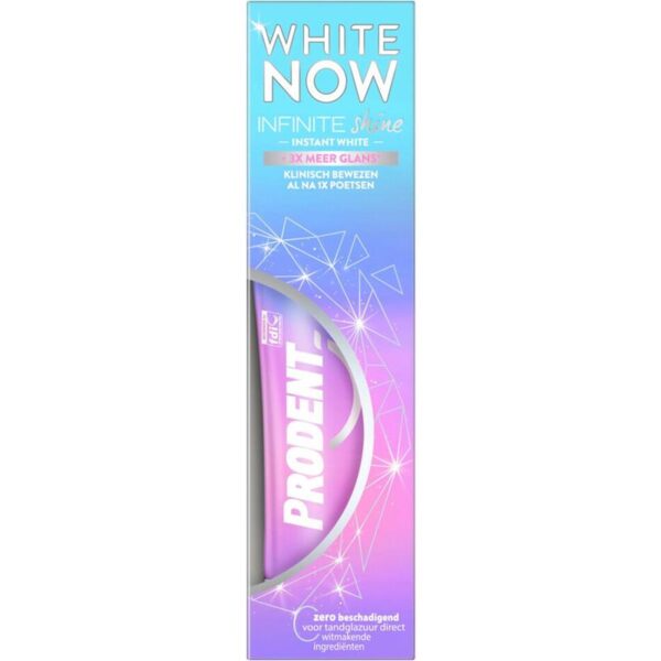 Prodent Tandpasta 75ml White Now Infinite Shine