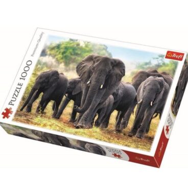 Puzzel Afrikaanse Olifanten 1000 Stukjes