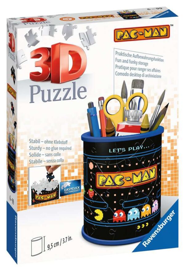 Ravensburger 3D Puzzel Pennenbak Pac-man 54 Stukjes