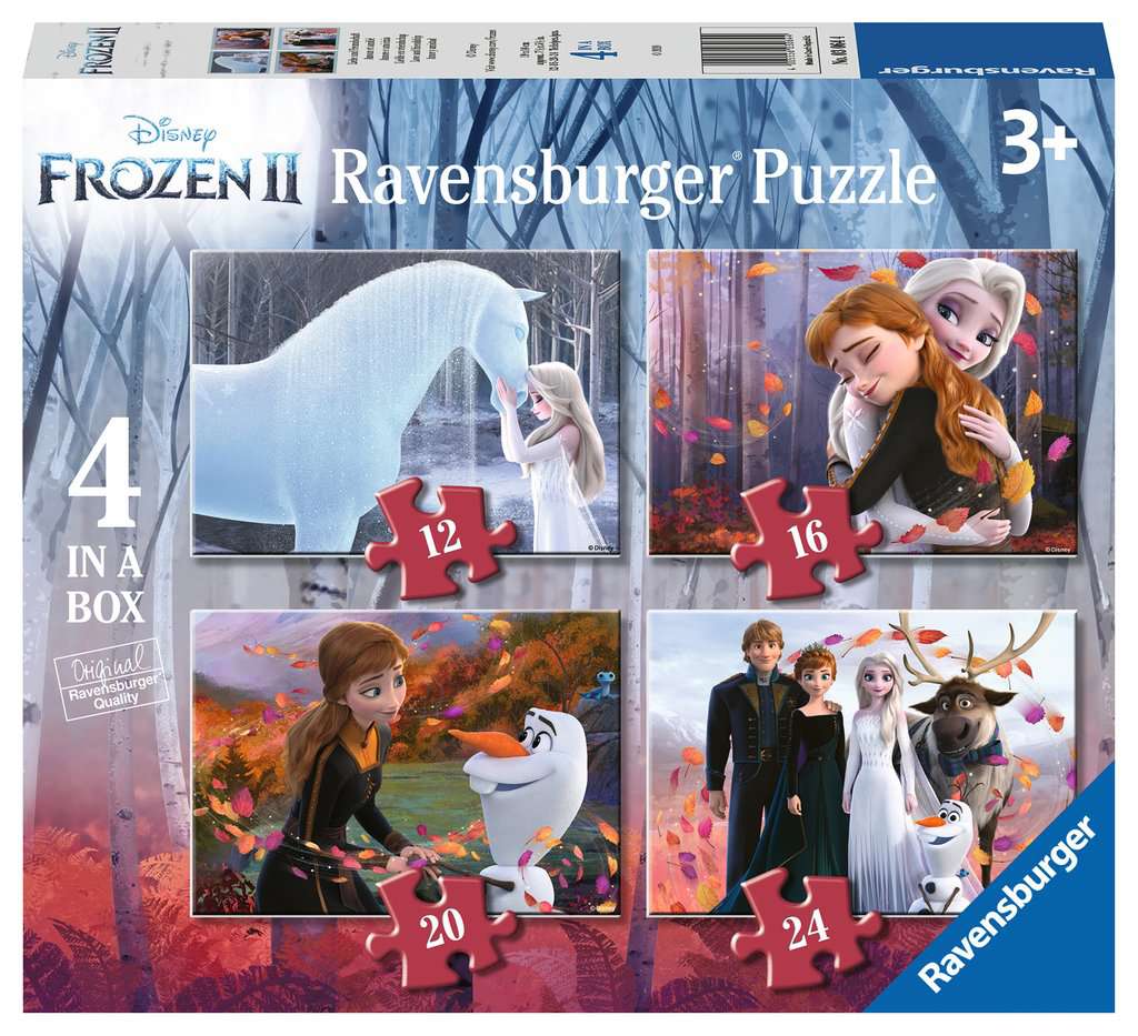Ravensburger Frozen Ll 4-in-1 Puzzel Liefde En Vriendschap 12+16+20+24 Stukjes