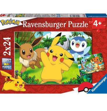 Ravensburger Pikachu En Zijn Vrienden Puzzel 2x24 Stukjes