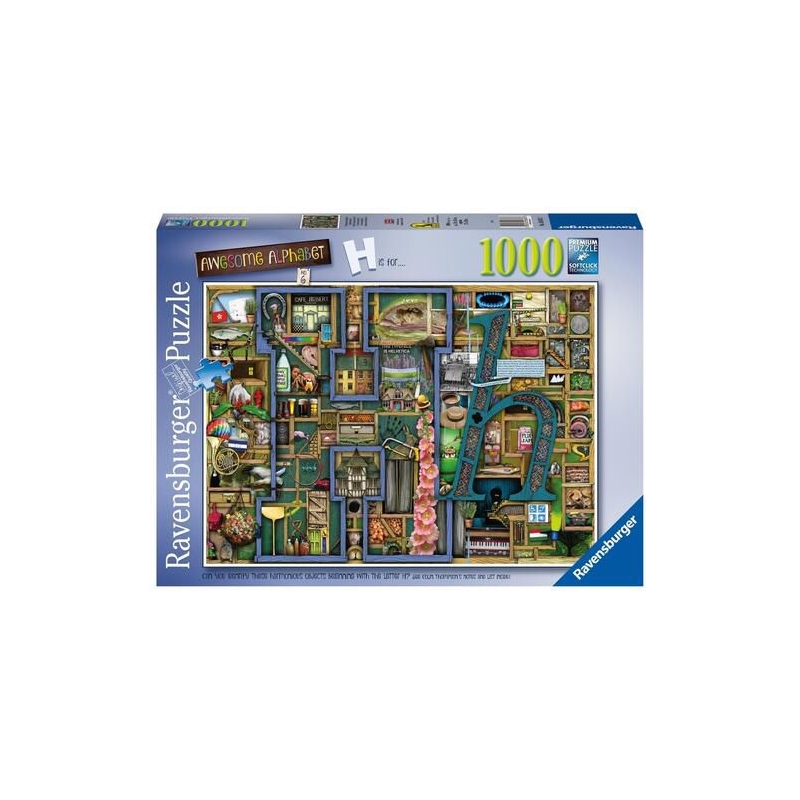 Ravensburger Puzzel 1000 Stukjes Thompson&apos;s Awes Alphabet