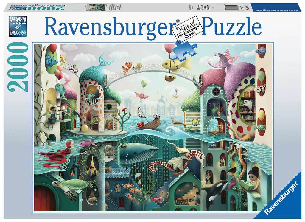 Ravensburger Puzzel Als Vissen Konden Lopen 2000 Stukjes