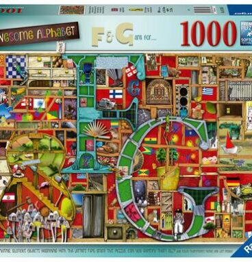 Ravensburger Puzzel Awesome Alphabet F And G 1000 Stukjes