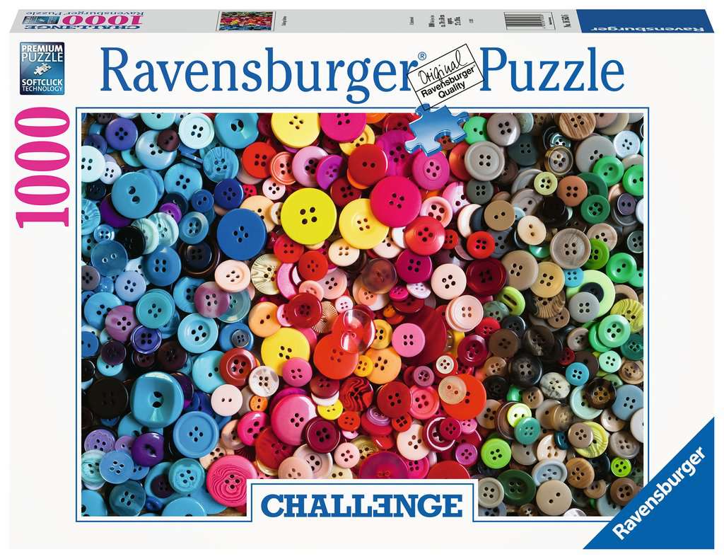 Ravensburger Puzzel Buttons Challenge 1000 Stukjes