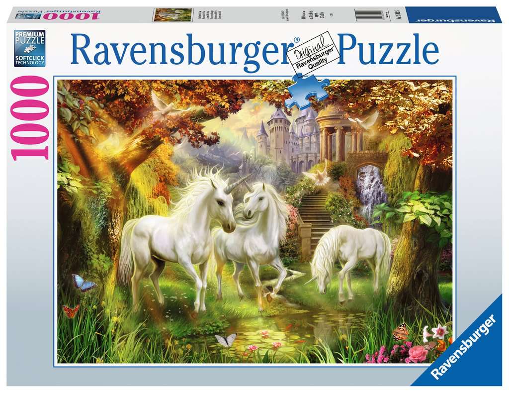 Ravensburger Puzzel Eenhoorns In De Herfst 1000 Stukjes