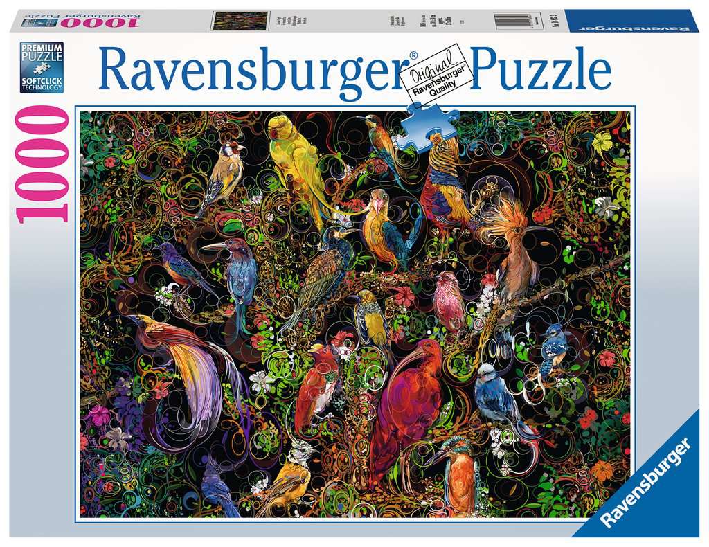 Ravensburger Puzzel Schitterende Vogels 1000 Stukjes