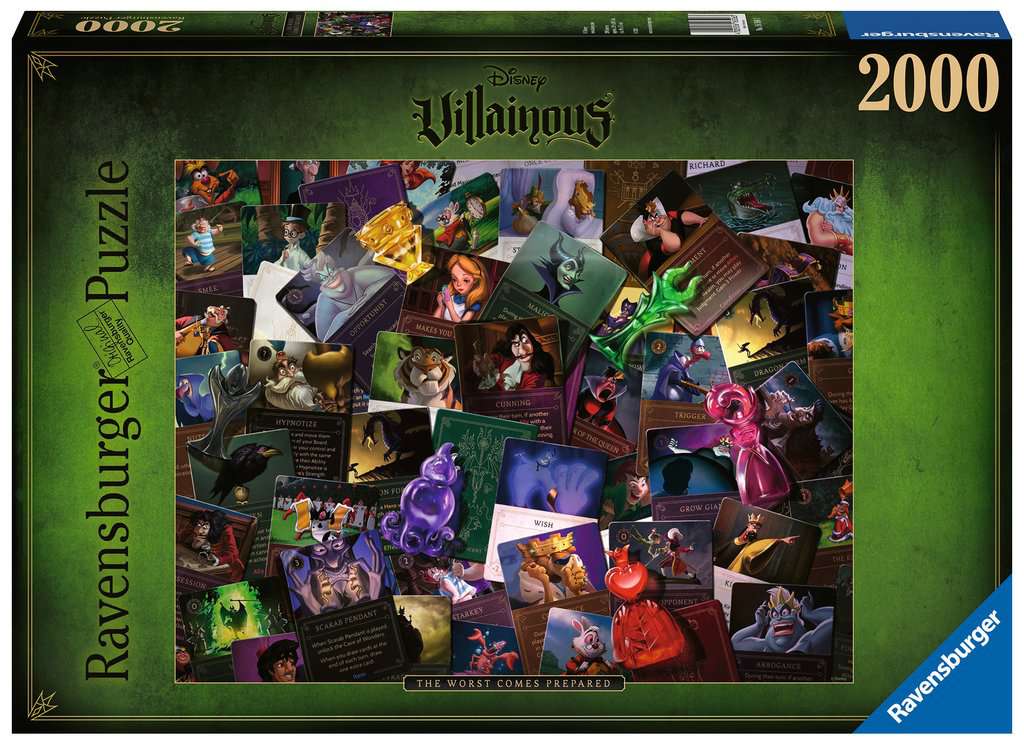 Ravensburger Puzzel Villainous All Villains 2000 Stukjes