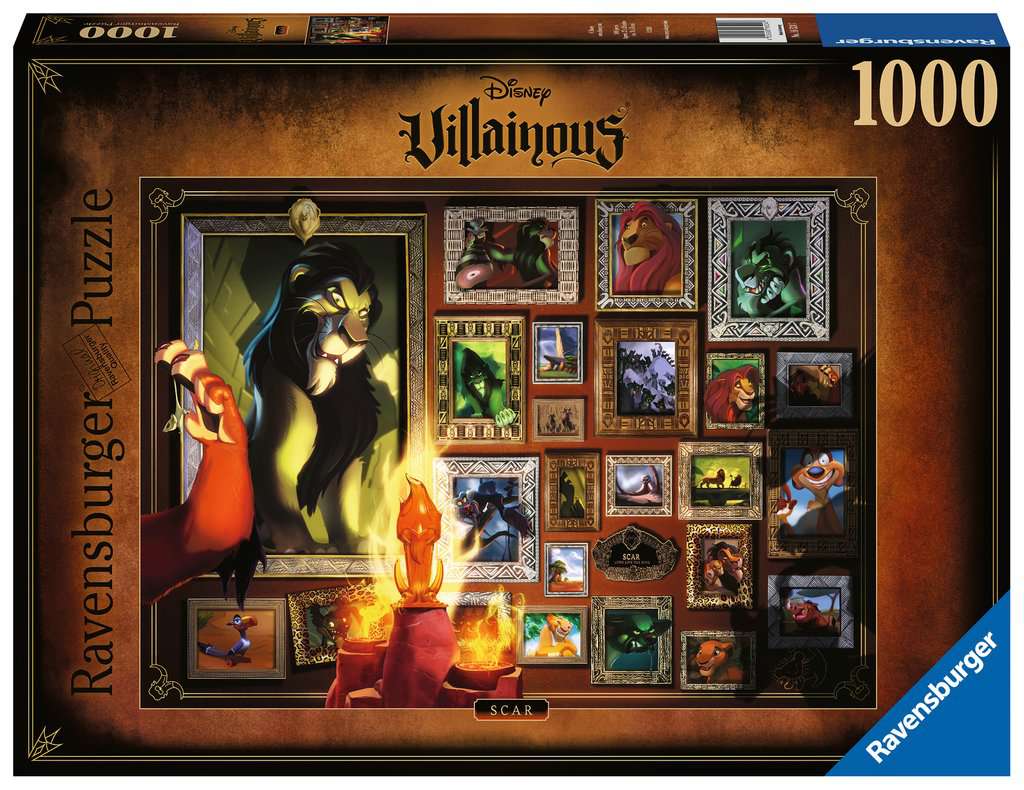 Ravensburger Puzzel Villainous: Scar 1000 Stukjes