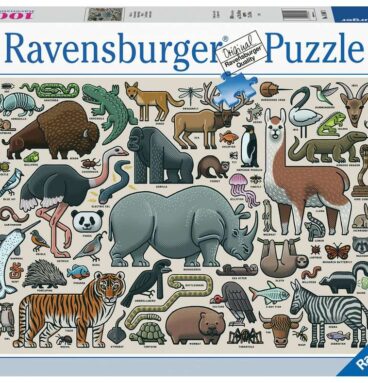 Ravensburger Puzzel Wilde Dieren 1000 Stukjes