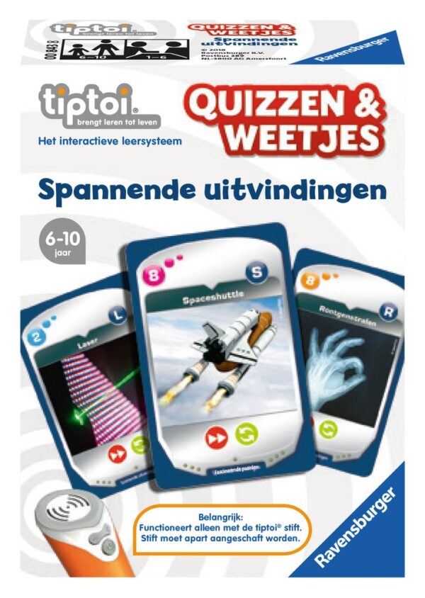 Ravensburger Tiptoi Quizzen&Weetjes: Spannende Uitvindingen