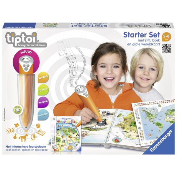 Ravensburger Tiptoi Starterset Stift+boek Wereldatlas