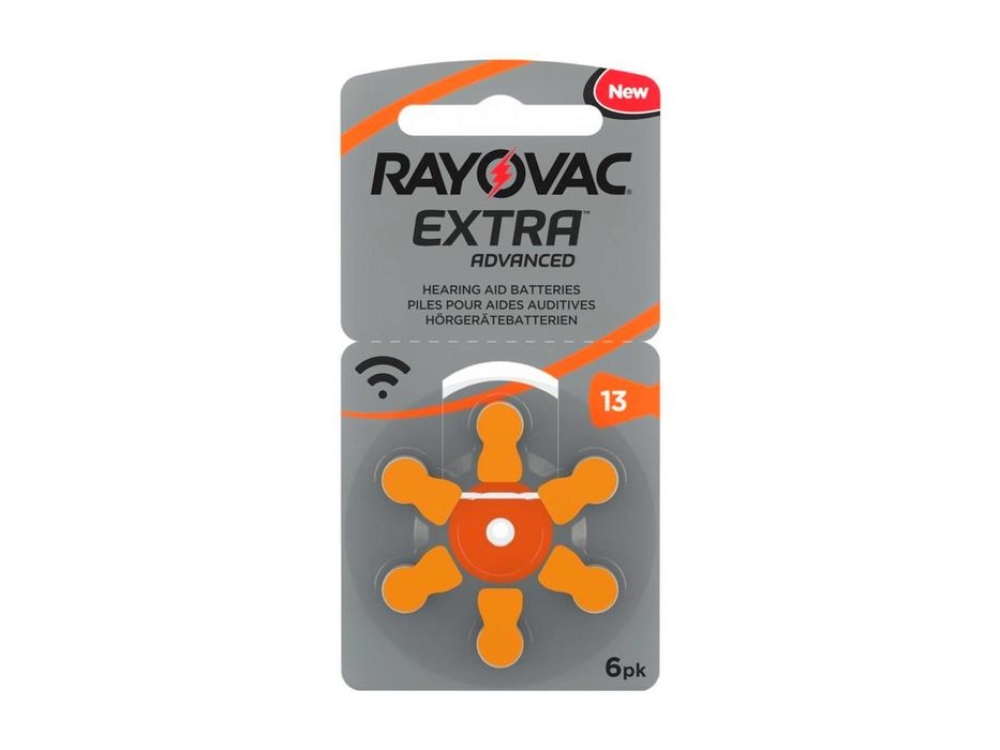 Ray O Vac Batterijen Voor Gehoorapparaat Ultra A13 6 Stuks In Verpakking