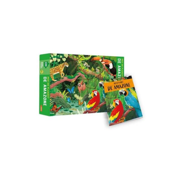 Rebo Amazone - Boek + Puzzel