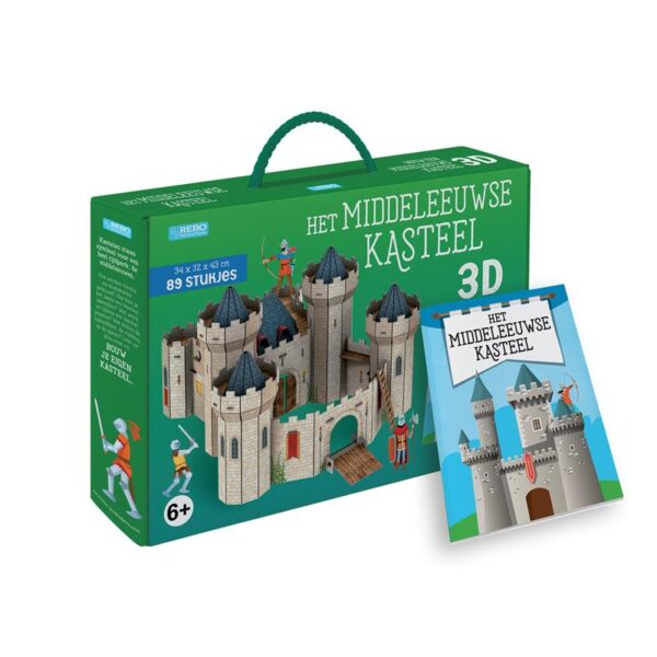 Rebo Middeleeuws Kasteel - Boek+3D-model