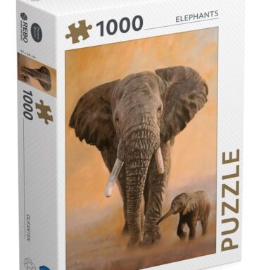 Rebo Puzzel Elephants 1000 Stukjes