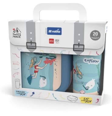 Rotho Lunchbox En Schoolbeker Set To Go Memory Kids Kids Explorer Girls