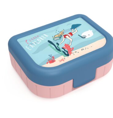Rotho Lunchbox To Go Memory Kids 1 Liter Kids Explorer Girls 166x133x61mm