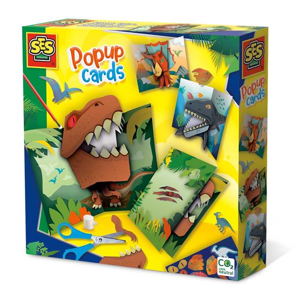 SES Creative Popup Cards - Dinosaurs