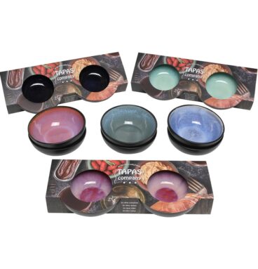 Schaaltje Reactive Glaze Set A 2 Stuks Ø12x4cm