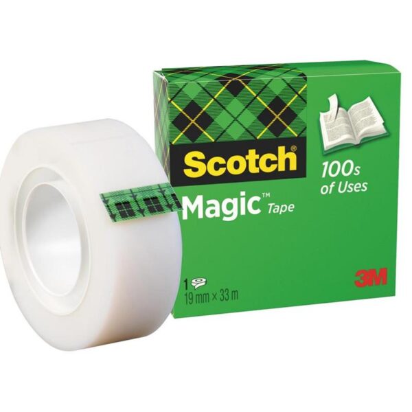 Scotch Magic Plakband Onzichtbaar 19mmx33m