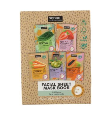Sence Collection Facial Sheet Masker Giftset 5-delig 23ml