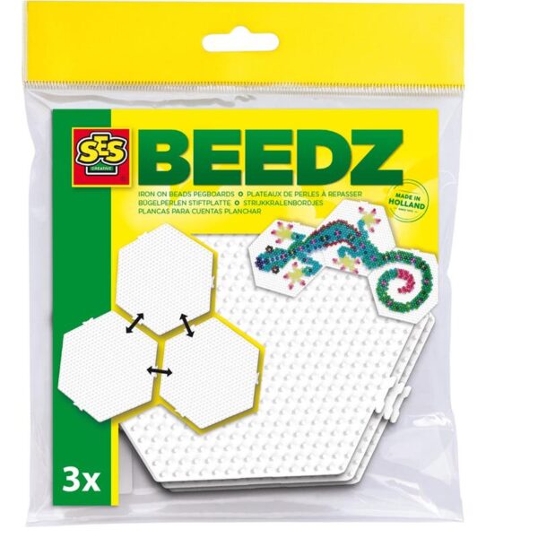 Ses Beedz Hexagon Koppelbaar Legbord 3x