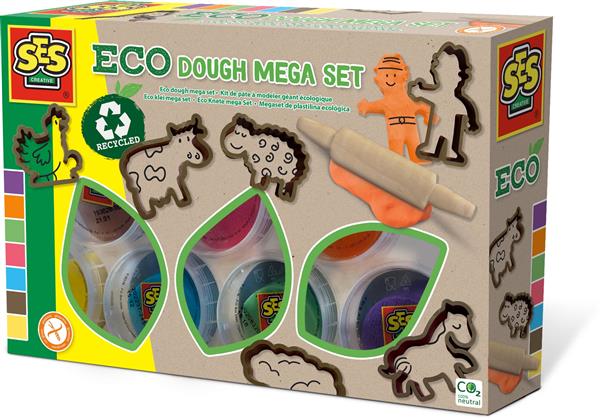 Ses Eco Klei Mega Set (7x90gr Met Tools)