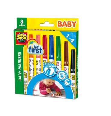 Ses My First - Baby Markers 8 Kleuren