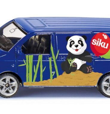 Siku 1338 VW Bestelwagen Met Panda 85x35x32mm 1:55