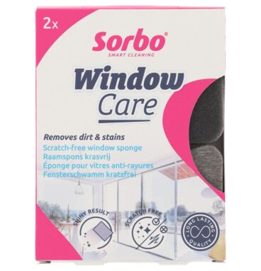Sorbo Window Care Raamspons Krasvrij Set A 2 Stuks