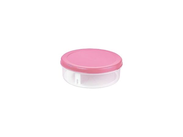 Sunware Fun-Baking Taartdoos Met Lift 8.3ltr Transparant/roze Diameter33x12cm