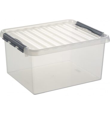Sunware Q-line Opbergbox 36 Liter Transparant 50x40x26cm