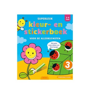 Superleuk Kleur- En Stickerboek (2-4jr)