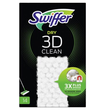 Swiffer Dry 3D Clean Stofwisdoekjes Navulling Doosje A 14 Stuks
