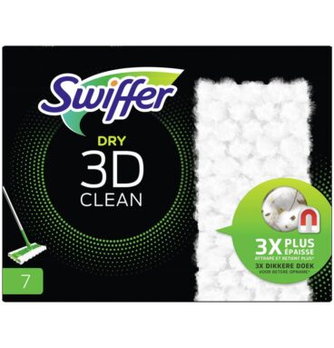 Swiffer Dry 3D Clean Stofwisdoekjes Navulling Doosje A 7 Stuks