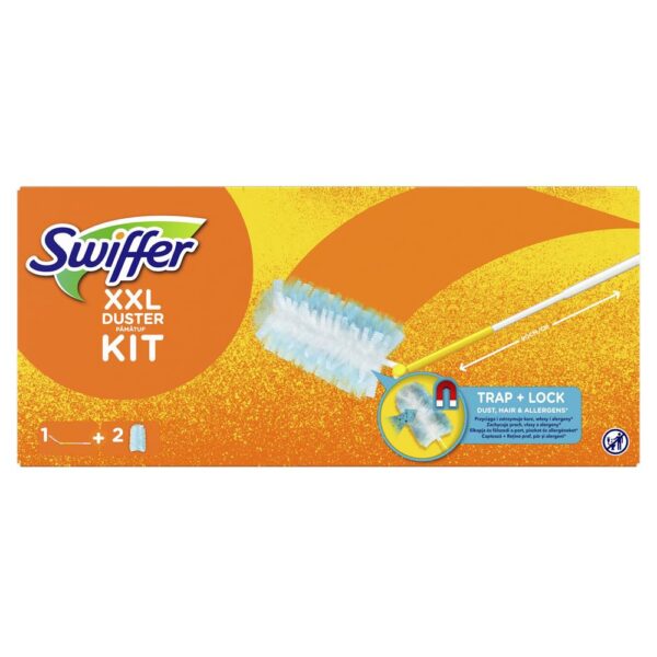 Swiffer Duster XXL Stofmagneet 1 Uitschuifbaar Handvat Met 2 Navullingen