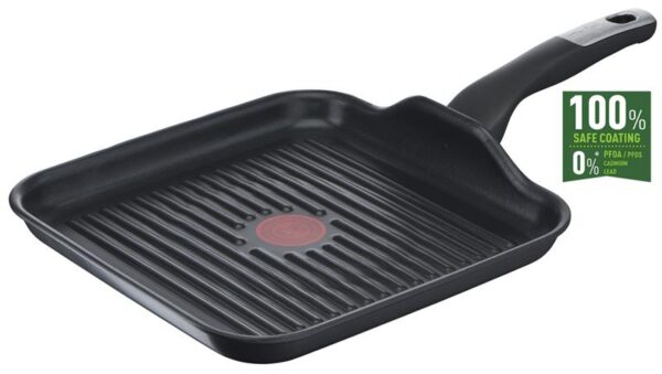 Tefal Unlimited Grillpan 26x26cm Van Aluminium Met Titanium Coating. Geschikt