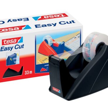 Tesa Dispenser Easy Cut 33m Zwart