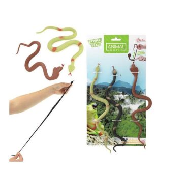 Toi Toys 3 Super Stretchy Slangen Op Kaart 27cm