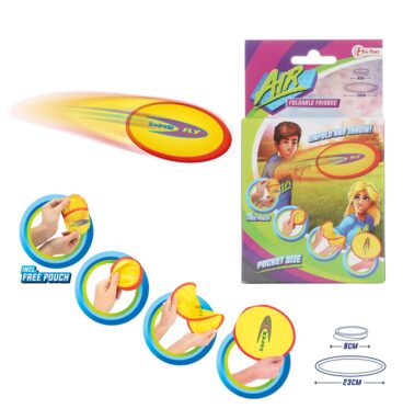 Toi Toys AIR Opvouwbare Frisbee &apos;Pocket&apos; +hoesje