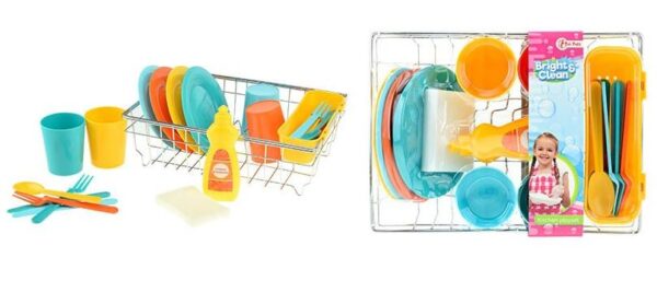 Toi Toys BRIGHT&CLEAN Speelset Afwas Met Accessoires.